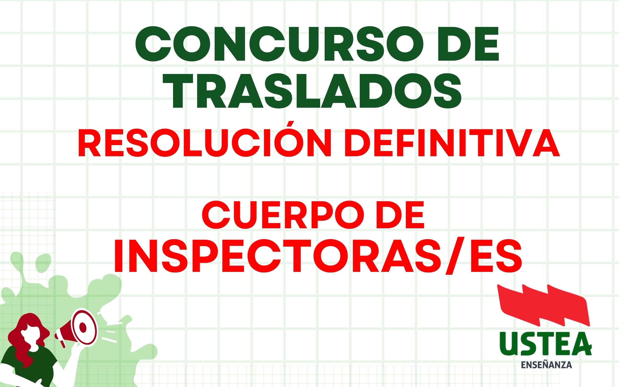 CONCURSO DE TRASLADOS: CUERPO DE INSPECTORES
