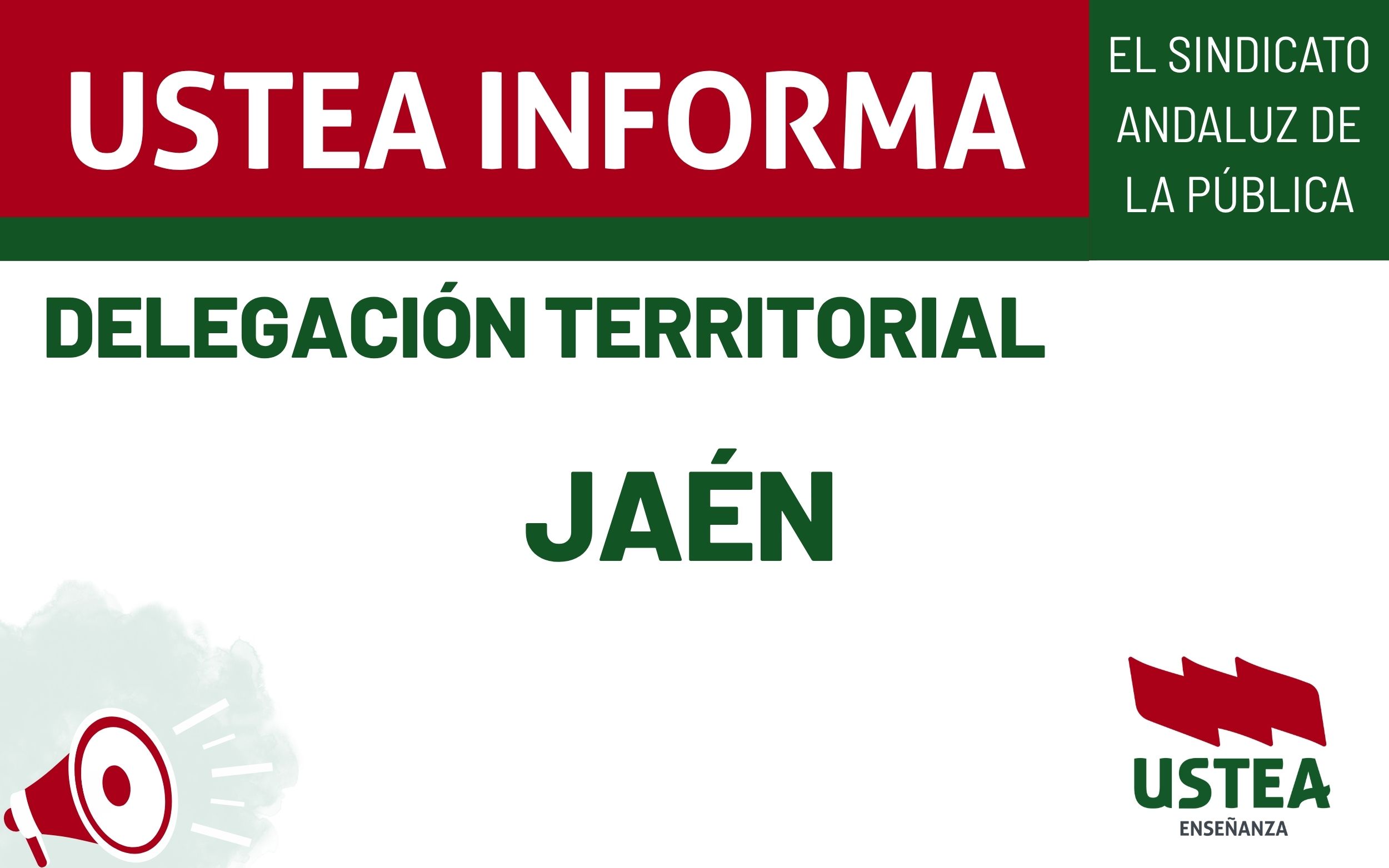 JAÉN: RESOLUCIÓN CONVOCATORIA PUESTO COORDINADOR EQUIPO TÉCNICO PROVINCIAL