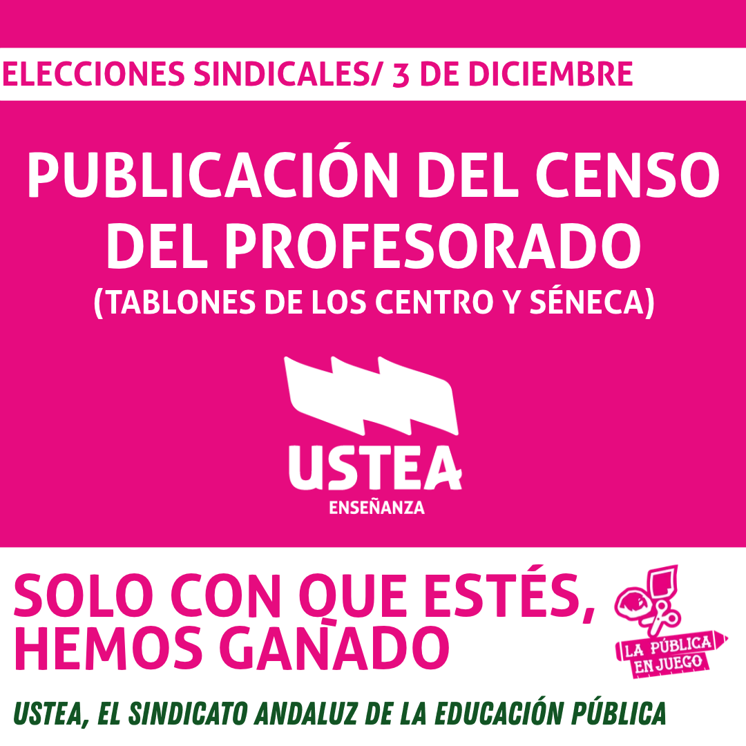 ELECCIONES SINDICALES 2026 | ¡COMPRUEBA QUE ESTÁS EN EL CENSO ELECTORAL!