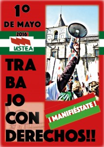 CARTEL 1 DE MAYO red